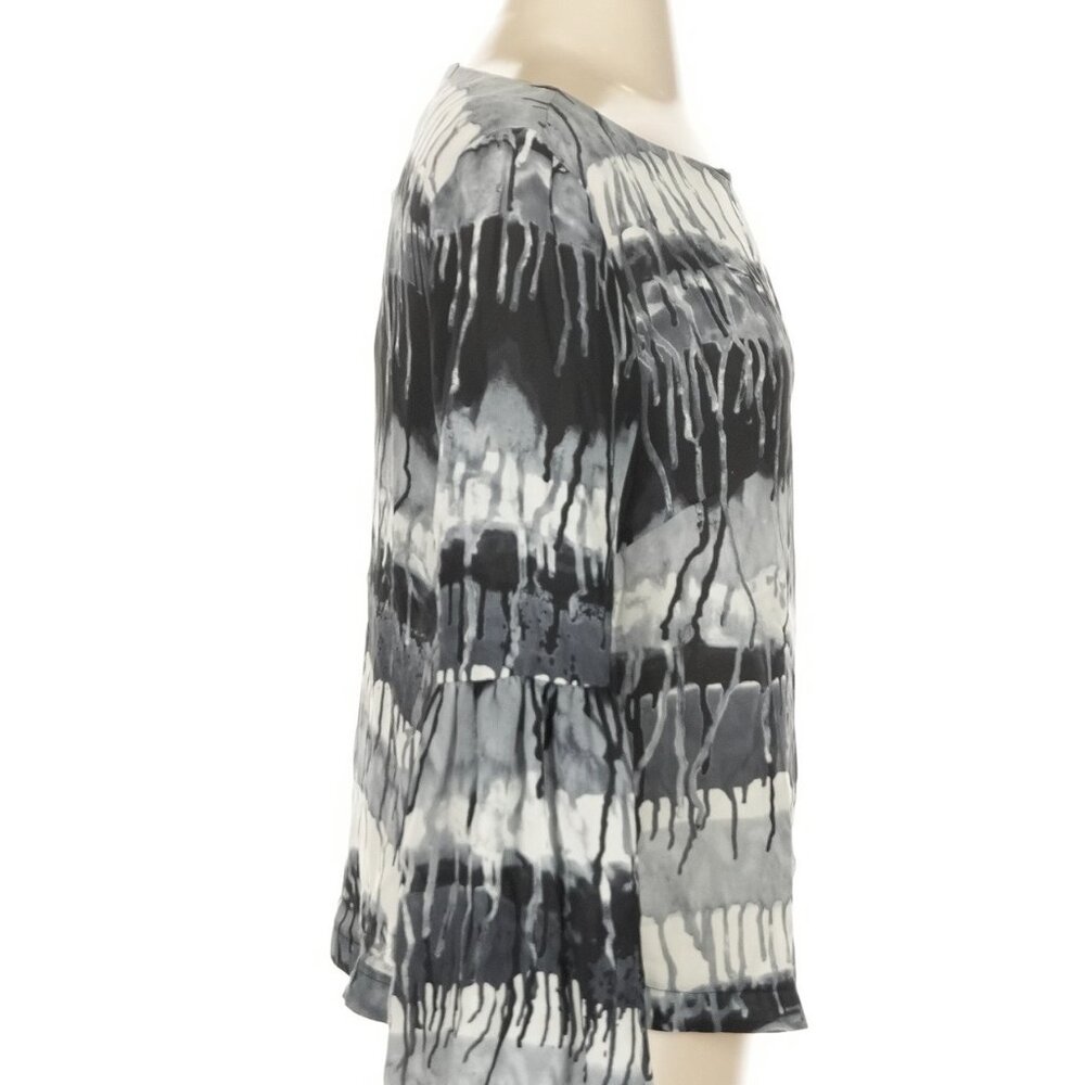 NWT Nicole Miller Artelier Size S long sleeve silk top - Picture 5 of 10